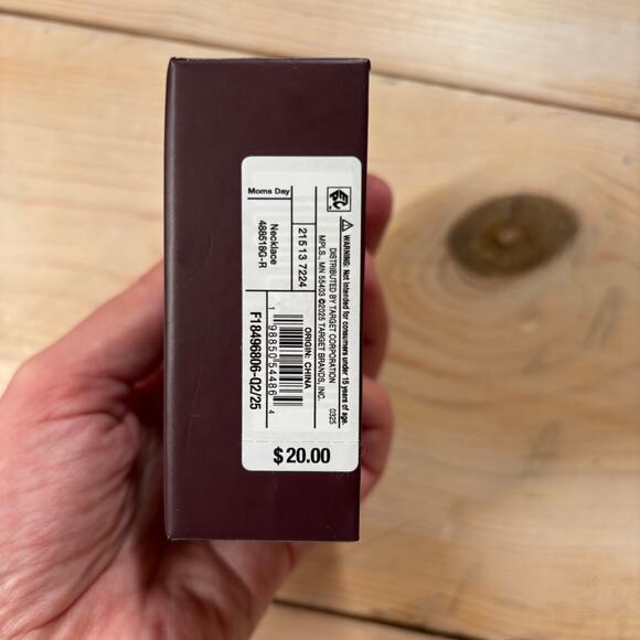 A New Day NWT 14K Gold Dipped Twisted Bubble Initial Necklace "R" - Picture 3 of 4